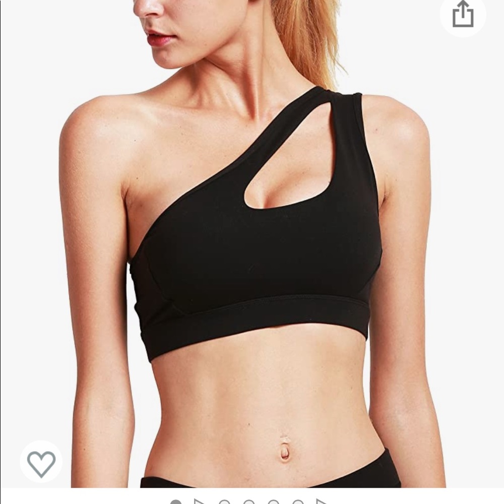NWOT asymmetric sports bra
